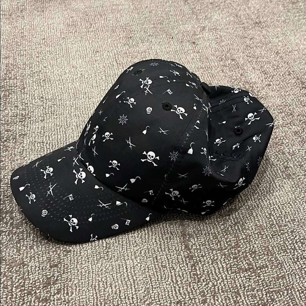 Imperial black skull pattern hat